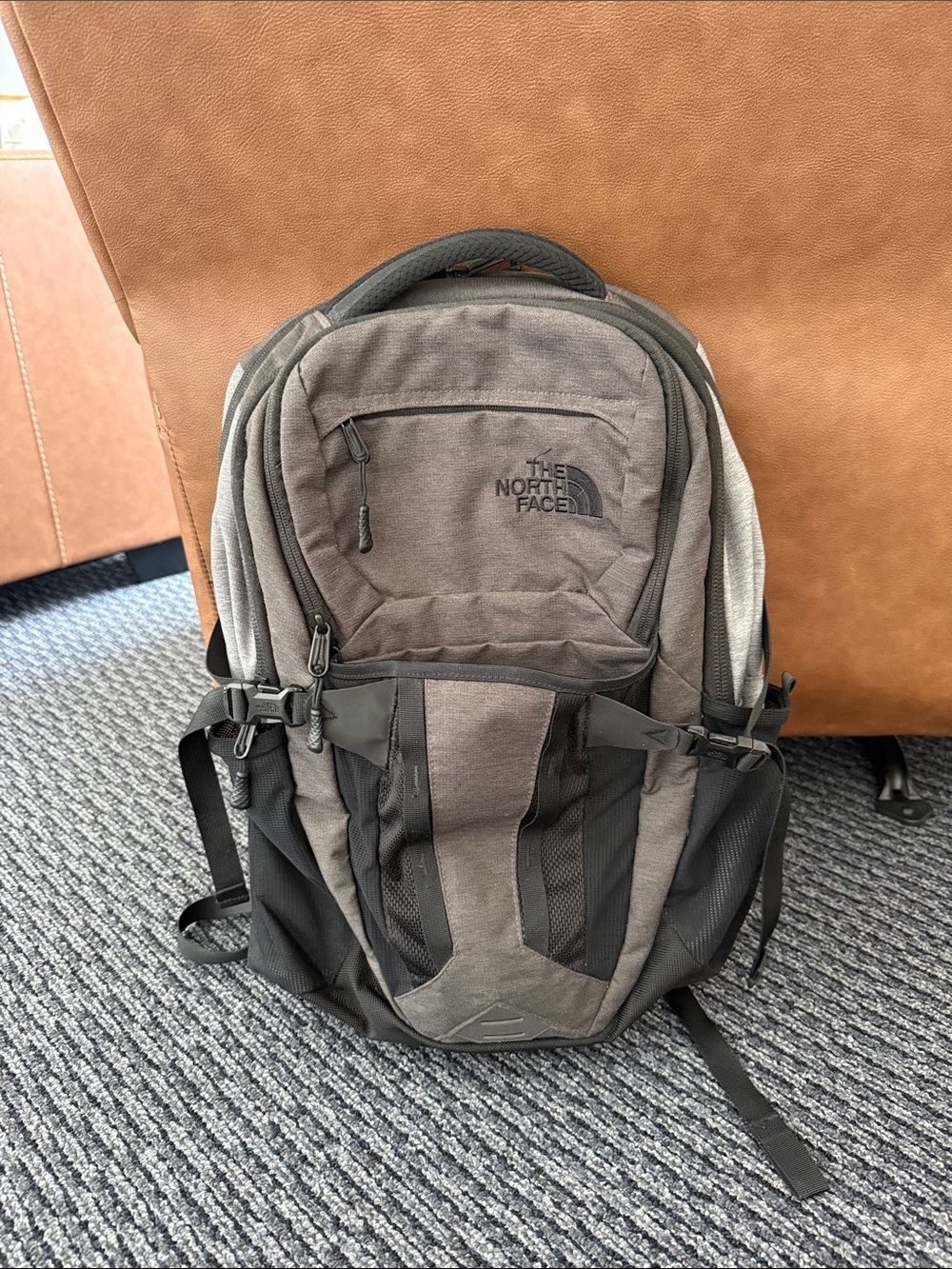The North Face Gray and Black Men's Daypack Backpack